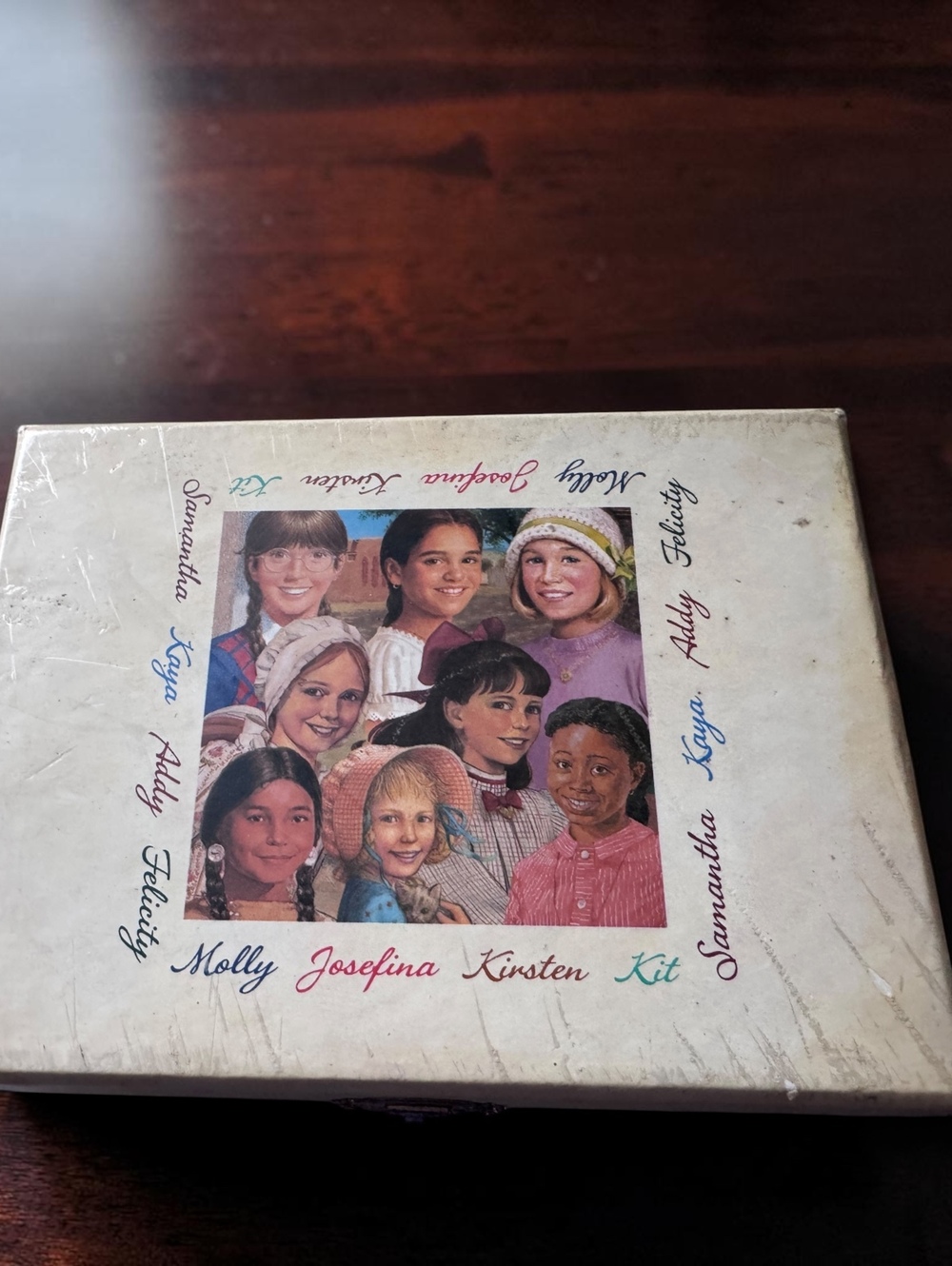 Vintage 2002 American Girl Hallmark Stationery Set 16 Note Cards Keepsake Box